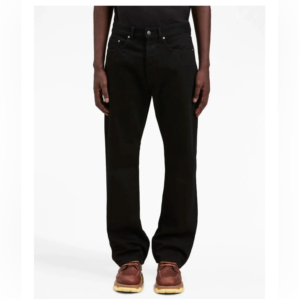 Palm Angels Black Relaxed Jeans